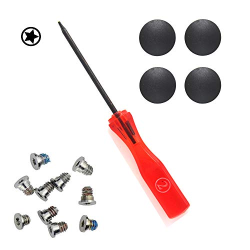 Padarsey 4 stuks rubberen voetjes + 10 reserve schroeven 1 5-punts pentalobe schroevendraaier, compatibel met MacBook… - Image 3