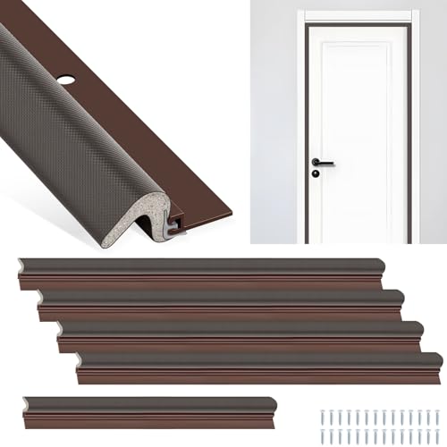 Yuntau 5 Pcs Screw on Door Weather Stripping 42