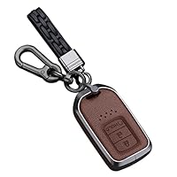 HIBEYO Custodia per chiave auto, adatta per Honda CRV CR-V Fit Civic