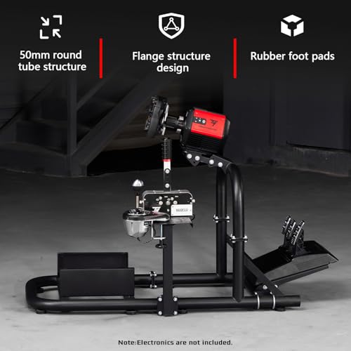 Dardoo G27 Gaming Simulator Cockpit Adjustable Compatible with Logitech G29 G920 G923,Fanatec, Thrus