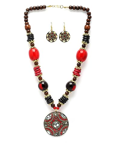 Shining Diva Fashion Latest Stylish Traditional Tibetan Pendant N...