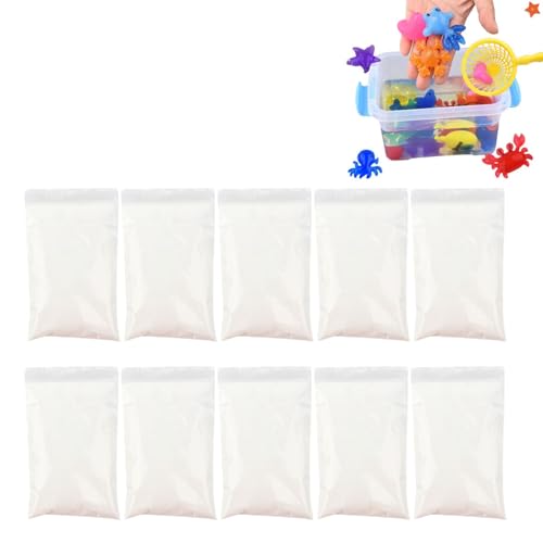 Serigrafiado | Godbtg Magic Water Elf Refill Kit, Water Gel Powder For Squishy Aqua Pets, Diy Craft Refill Set For Magic Water Elf Toys, Sensory Water Play 10 Pack