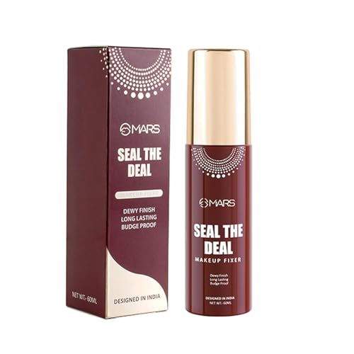 Image of Alcohol-Free Seal the Deal Makeup Fixer Spray with Hyaluronic Acid | Long-Lasting Hydrating Dewy Base Setting Spray | Budge Proof | Non Sticky (60 ml)-MR-SH-7711