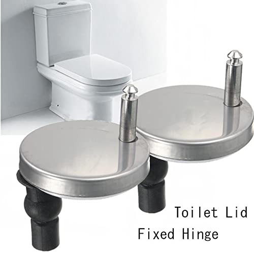 SEIWEI 5.5cm Quick Release Toilet Seat Fixings, 2 Pack Universal Toilet Seat Hinge Fittings for WC Toilet Blind Holes - Image 3