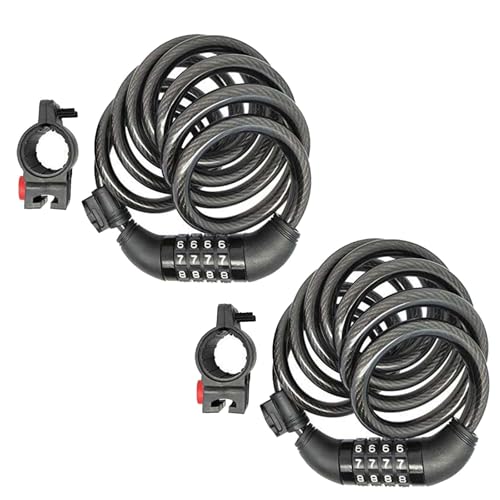 SEPOX® 2Pcs Pack 6FT Extra Long Cable Combination Bike