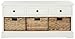 Safavieh American Homes Damien 3-Drawer Storage Unit, Distressed/Cream