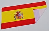 Material: 100 % algodón. Toalla de playa con diseño de bandera de país