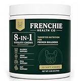 Frenchie Health Co 8 in 1, French Bulldog Vitality Chews 30 Soft Chews