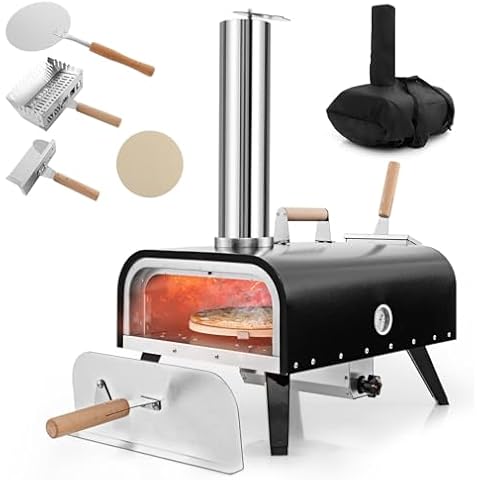 COSTWAY Multi-Fuel Outdoor Pizza Oven Cover