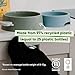 Beco Hundenapf – Futter & Wasser Stabiler Napf aus recyceltem Kunststoff, rutschfeste Gummiunterseite, Olivgrün, groß