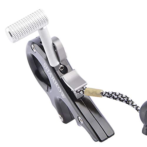 Sharrow Archery Release Aids 3 Fingers Compound Bow Release Aids Gear Compound Bow Accessory (Black) #TOP3