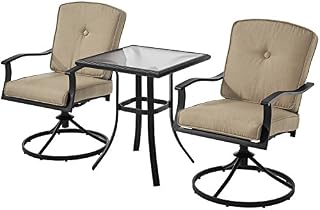 Mainstays Belden Park 3-Piece Bistro Set (Tan)