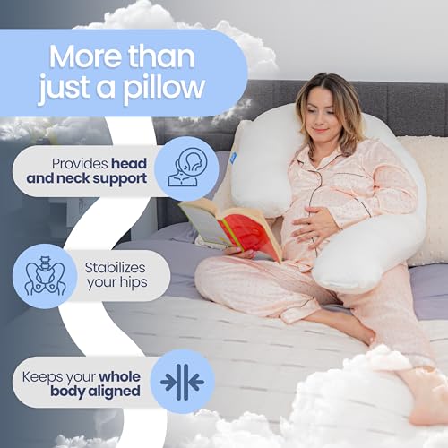 image for Contour Swan Original Body Pillow | Cozy, Huggable Pillow for Back, Hi