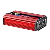 Convertisseur d'onde sinusoïdale haute puissance 4500W 5000W 6000W 220V 72V 50HZ pour voiture, transformateur solaire avec LED.