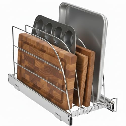 HOLDN’ STORAGE Pull Out Organizer for Bakeware, Cutting Board and