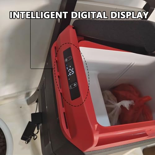 Refrigerador portátil 12V 24V de doble uso camping y coche con panel extraíble 3