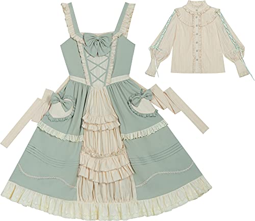 AGAATI Girl‘s Lolita Dress, Dress Braces Skirt Retro Slim Dress Steampunk Gothic Dress Lolita Dress Plus Size Dresses-3XL (Dresses L) steampunk buy now online AGAATI Girl‘s Lolita Dress, Dress Braces Skirt Retro Slim Dress Steampunk Gothic Dress Lolita Dress Plus Size Dresses-3XL (Dresses L) steampunk buy now online