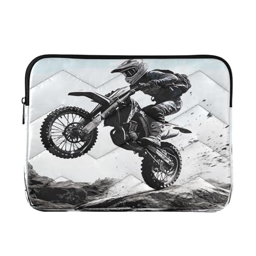 Dirt Bike Jump Case Laptop Sleeve 15 Inch