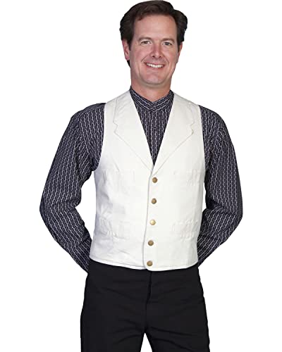 Image of Scully Rangewear Men's Rangewear Frontier Canvas Vest Sand XX-Large