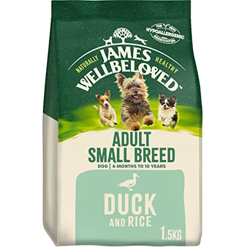 Price comparison product image James Wellbeloved Adult Small Breed Duck & Rice 1.5 kg Bag