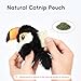 Petgravity Flapping Bird Cat Toy (No Flying), Lifelike Toucan Chirp Tweet Kitten Toy, Rechargeable Touch Activated Cat Toy Interactive Catnip Toy Exercise Toys for All Breeds 5.1