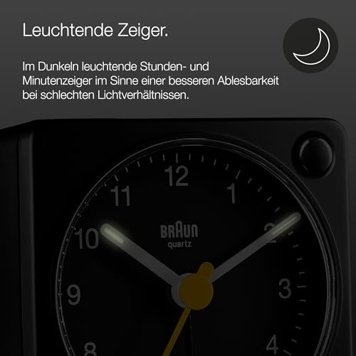 Analoges Reisewecker-Modell von Braun mit Schlummerfunktion