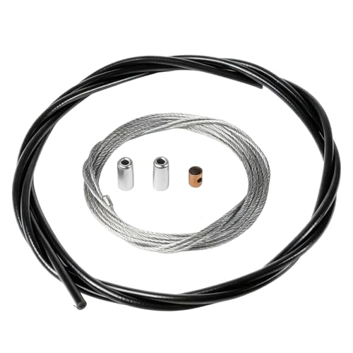 FortuneGlobe Cavo acceleratore universale da 2,50 m con guaina - Per carburatore scooter 50cc, moto e motorino