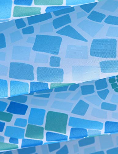 Rideau de douche floral ocean winds en polyester épais texturé de qualité supérieure