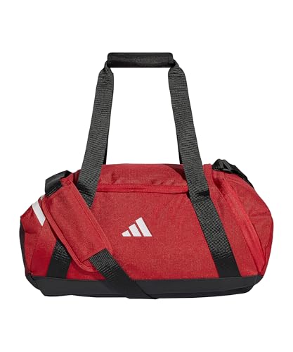 adidas Unisex - Adulto Tiro Duffle Bag Small, Team Power Red 2/White, One Size
