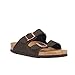 Produktbild Birkenstock Unisex - Erwachsene Classic Arizona Pantoletten, Braun (MOCCA SOFT FOOTBED), 42 EU (8 Erwachsene UK)