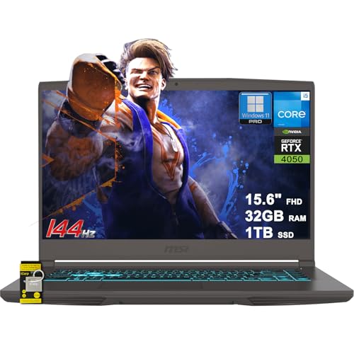 msi ^ 15 Q[~Om[gp\R 15.6C` FHD 144Hz Intel 8RA i5-13420H (>i7-12650H) 32GB DDR4 1TB SSD GeForce RTX 4050 obNCg Type-C Win11