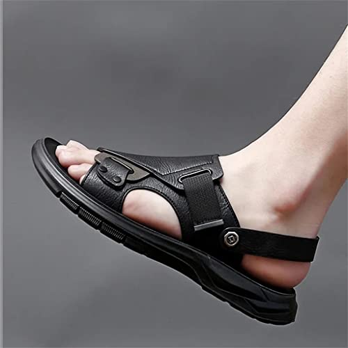 Mens Sandals Genuine Leather Sandals Men Outdoor Casual Lightweight Sandal Men Sandals(43)3