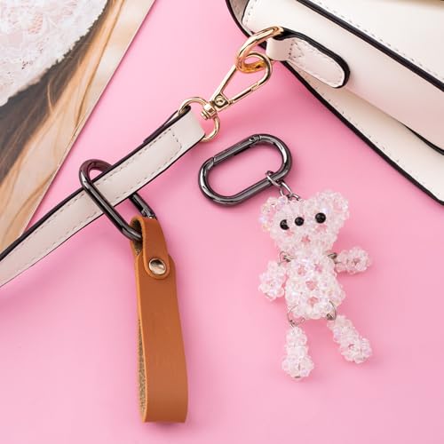 Image of Oval Spring Ring Clips, Metal Keyring Purse Clip