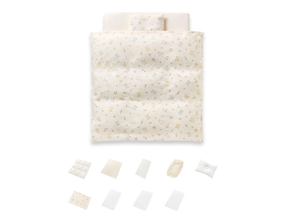 Amazon.co.jp: Combi コンビ すくすや トモネル用 ベビー羽毛ふとん8点