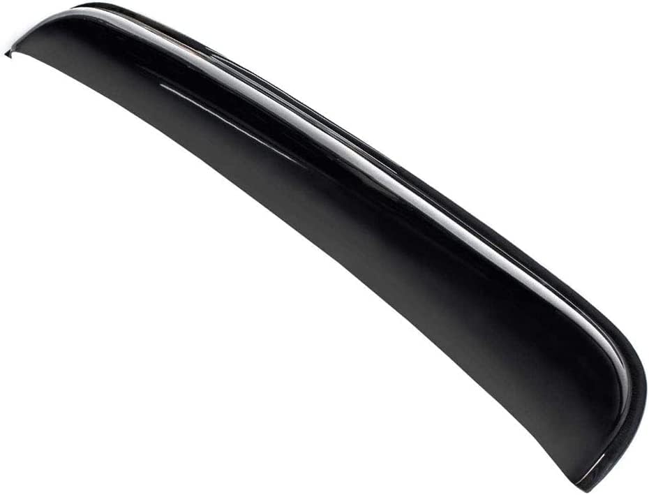 Miniatura 8 de Deflector de viento original de 38 pulgadas, ajuste universal, protección contra la lluvia, techo solar, 1 unidad, tintado de humo oscuro, visera de