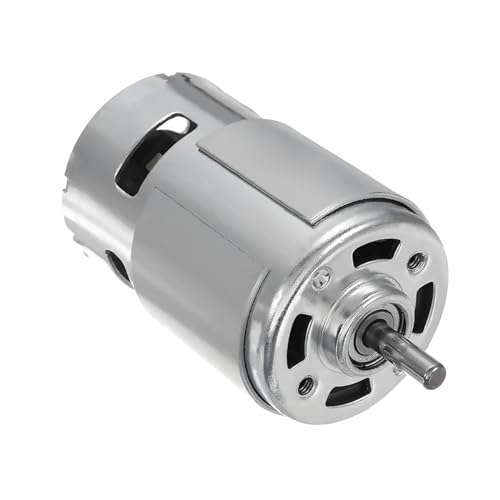 CGEAMDY Motor 775 DC, 775 Motor DC 12V-24V De Alto Par Y Alto Rendimiento, Motor De Cepillo Dc De Gran Torsión, Para Los Juguetes Vehículos Eléctricos, Coches Juguete, Herramientas Eléctricas