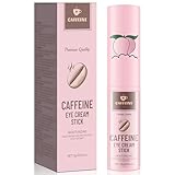 Caffeine Eye Cream Stick,Eye Cream for Anti-Aging Dark Circles Puffiness, and Wrinkles Hydrating Under Eye Cream with Hyaluronic Acid and Retinol Lifting And Firming Eye Cream,3g