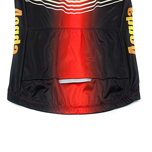 Aogda Cycling Vest for Men Bike Jerseys Team Biking Sleeveless Tops Clothing(Small)
