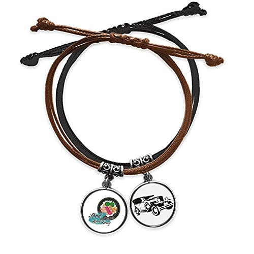 Bracelet Hong Kong claypot chine en cuir et corde tressée pour vos sorties urbaines