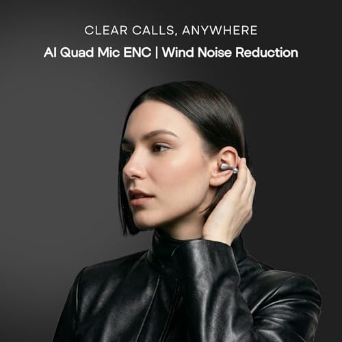 Image of Noise Air Clips Pro Wireless Open-Ear Earbuds (2026), C-Bridge Clip Design, 360 Spatial Audio, AirWave Tech, AI Sound, 50H Playtime, Quad Mic ENC, BT v6.0 (Orbit Silver)