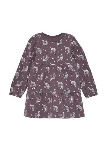 Robe sweat fille avec imprimé intégral s.Oliver pour l'école