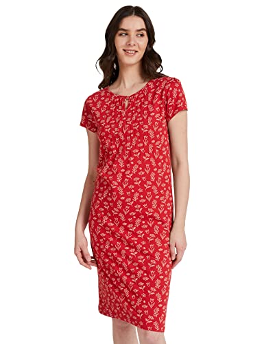 Image of Amazon Brand - Eden & Ivy Women Cotton Knee Length Regular Fit Nighty