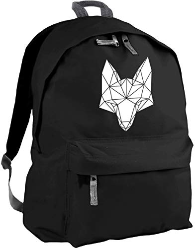 HippoWarehouse geometric fox backpack ruck sack Dimensions: 31 x 42 x 21 cm Capacity: 18 litres
