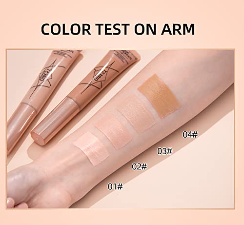 Liquid Foundation Beauty Wand - With Cushion Applicator Easy To Apply, Natural Lightweight Formula, Combination & Oily Skin, Spf 15, Longwear Medium-Full Coverage With Matte Finish (2#) #TOP7