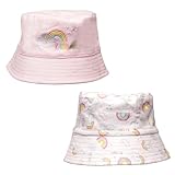 Undercover Baby Bucket Hat GL1093 Pink Rainbow 12-24 Months - Image 1