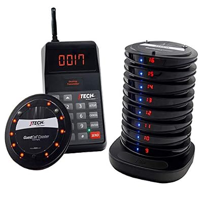 JTECH GuestCall Coaster Paging System - 10 Pagers