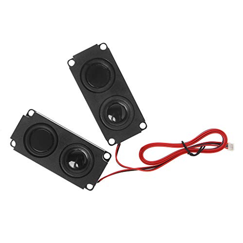 Xuniu Altavoces de Audio, 1045 Altavoces de Sonido Altavoces de TV LCD 8 Ohm 5W (1 par)