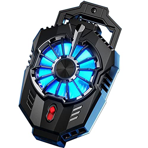Halatua Handy-Kühler | Tragbarer Handy-Kühler | Wiederaufladbarer geräuscharmer Schnelle Wärmeableitung Telefon, Elastische Schnalle Kühlventilator für Handy Gaming, Video-Streaming [video game] Cover