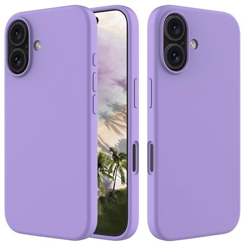 Image of ArmourPro Silicone Back Case for iPhone 16, Soft-Touch Case | Voilet