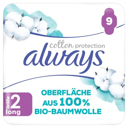 Always Ultra Cotton Protection Long Binden 9 Stück